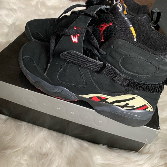 Preowned Jordan 8 Playoffs size 6.5 - Picture 2 of 5